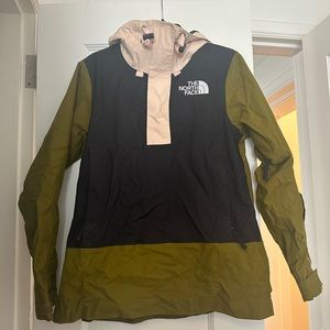 Black/green/pink Tanager North Face Jacket